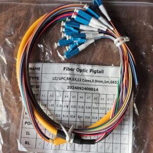 optical pigtail 0.9mm (12F Bunch) LC/UPC 1M