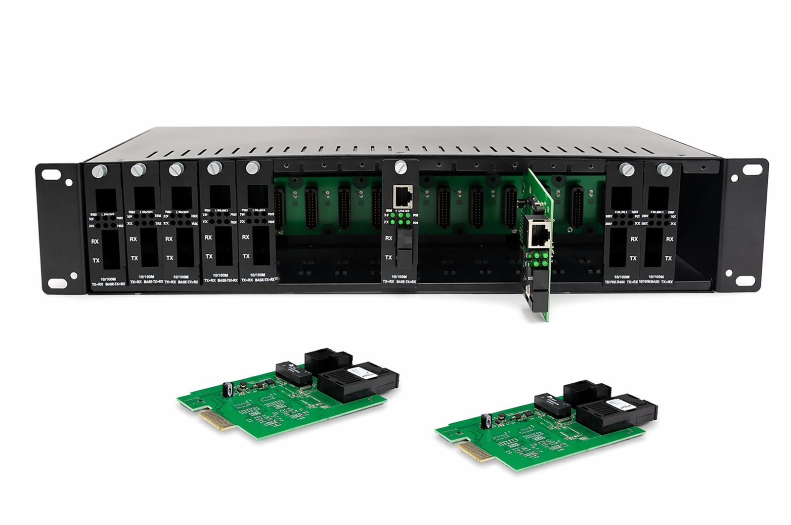 Media Convertor Rack card Type 16 port